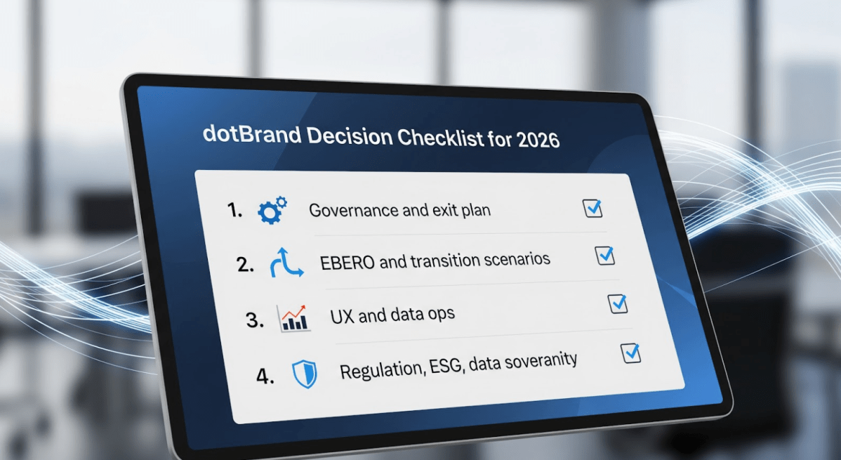 Four under-discussed questions worth adding to a 2026 dotBrand TLD decision&nbsp;checklist